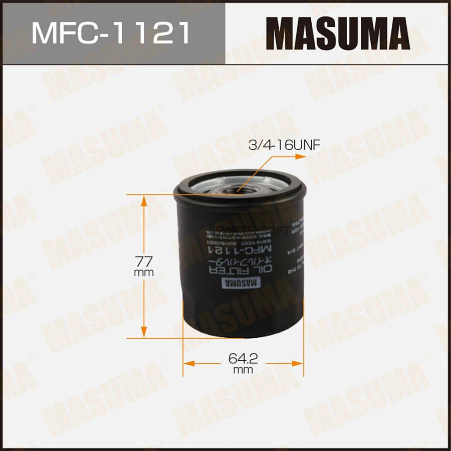 MFC1121 MASUMA Фильтр масляный Masuma