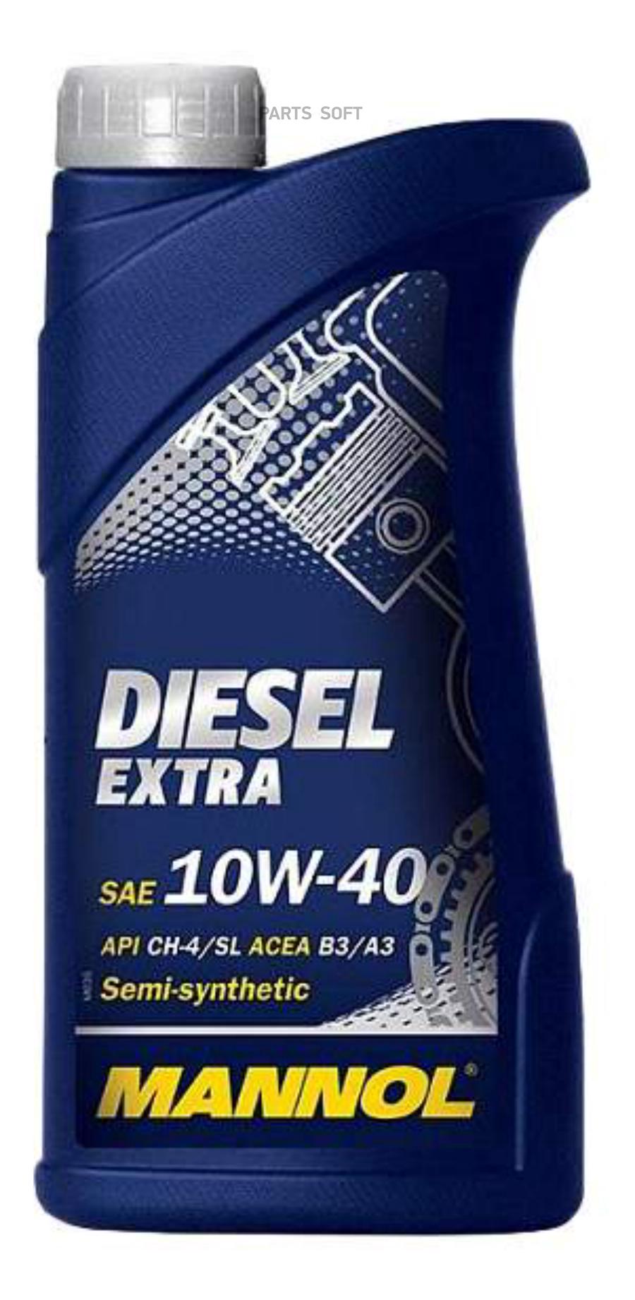 Масло MANNOL Diesel Extra 10W40 (1л) MANNOL 1105 купить в Интернет магазине  AutoStop в Крыму