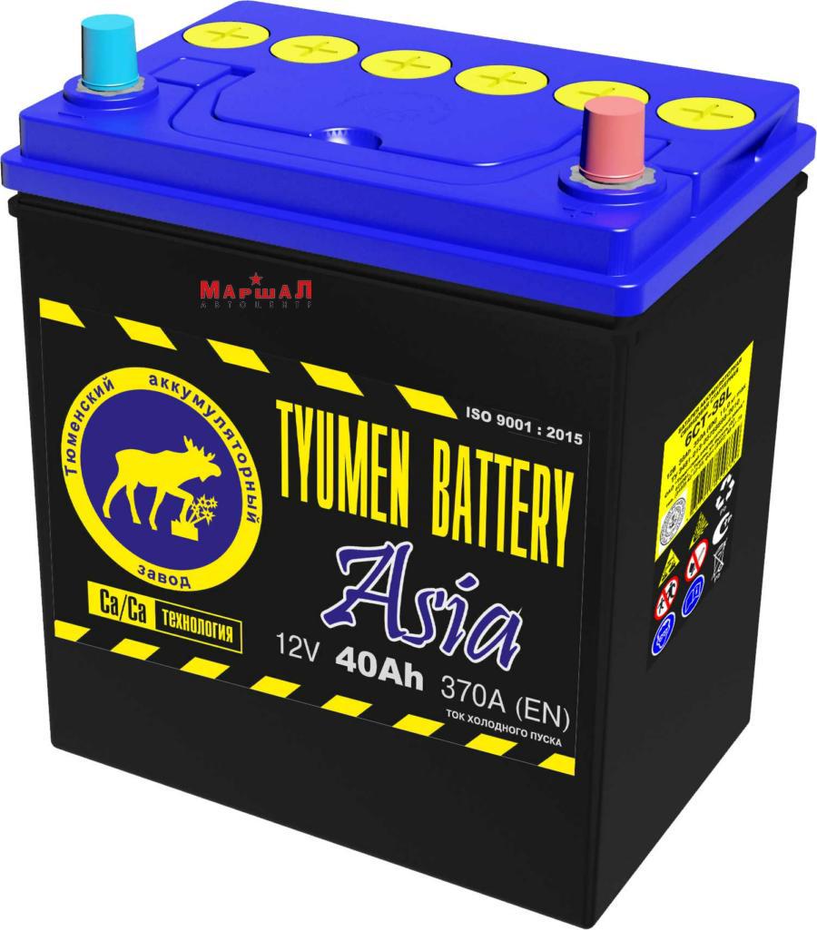 Купить TYUMEN BATTERY Аккумуляторная батарея, (6CT40L0ASIA) в СПб, в  автоцентре Маршал