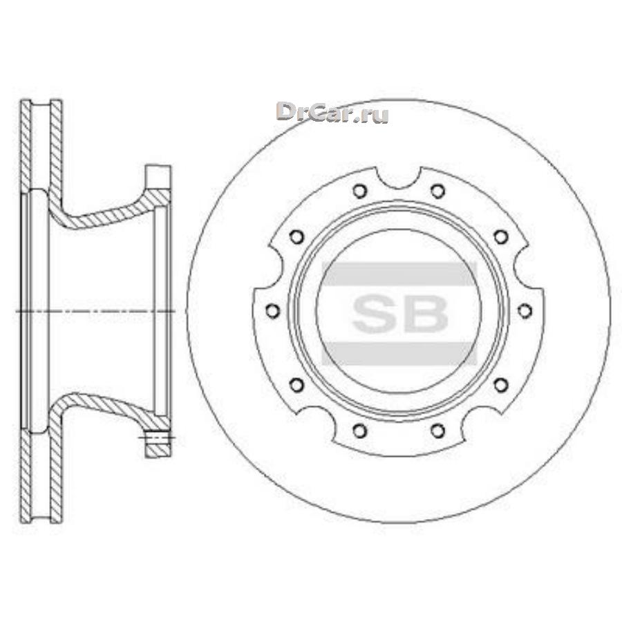 SD1104 SANGSIN BRAKE Тормозной диск
