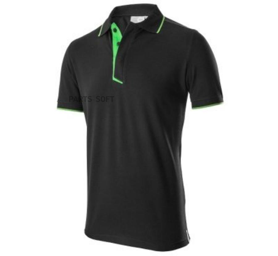 000084230G041 VAG Мужская рубашка-поло Skoda Polo Shirt Mens Essential Collection Black/Green