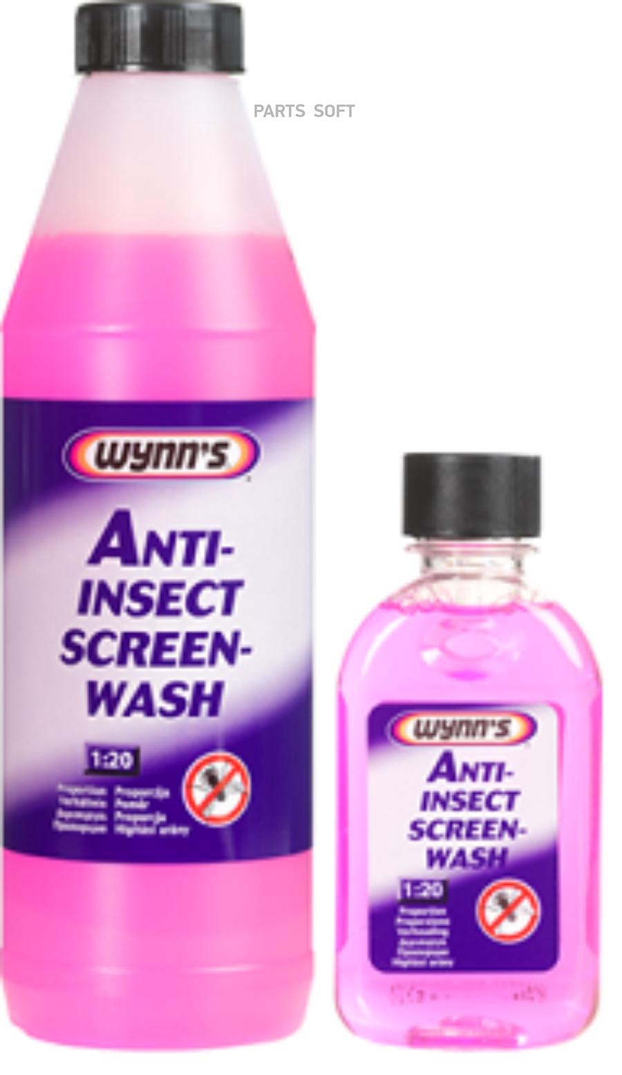 W45201 WYNNS Anti-Insect Screen-Wash (жидкость стеклоомывателя летняя) 250ml PN45201