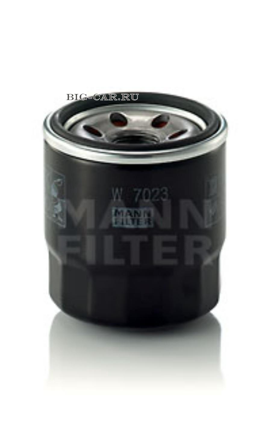 Фильтр масляный MAZDA 323. MANN-FILTER W7023 купить в интернет-магазине  Big-Car.ru