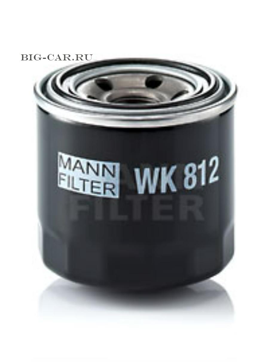 Топливный фильтр MANN-FILTER WK812 купить в интернет-магазине Big-Car.ru