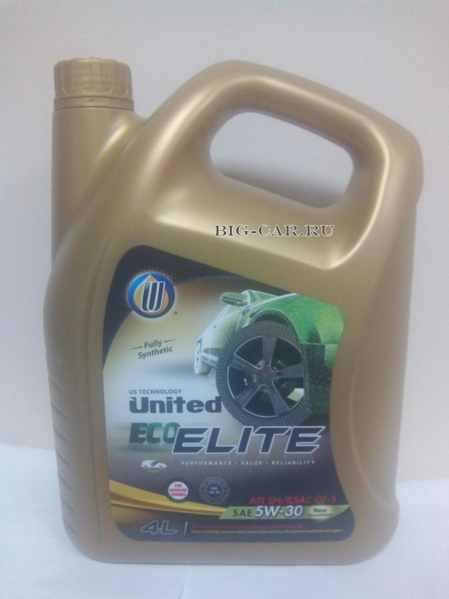 Масло моторное 5w30 eco. Eco Elite 5w30. Моторное масло United Eco-Elite 5w30. United Eco-Elite 5w30 gf-5. United Oil 5w-30.