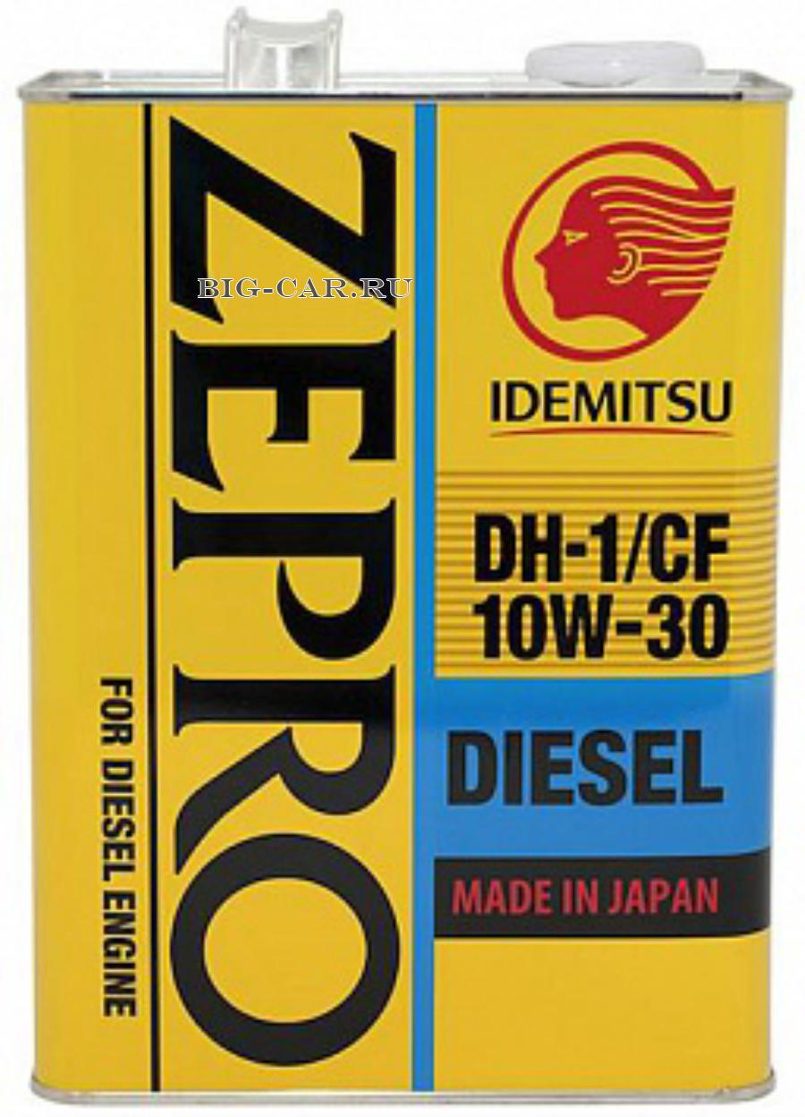 Масло моторное минеральное Zepro Diesel 10W-30, 4л IDEMITSU 2862004 купить  в интернет-магазине Big-Car.ru