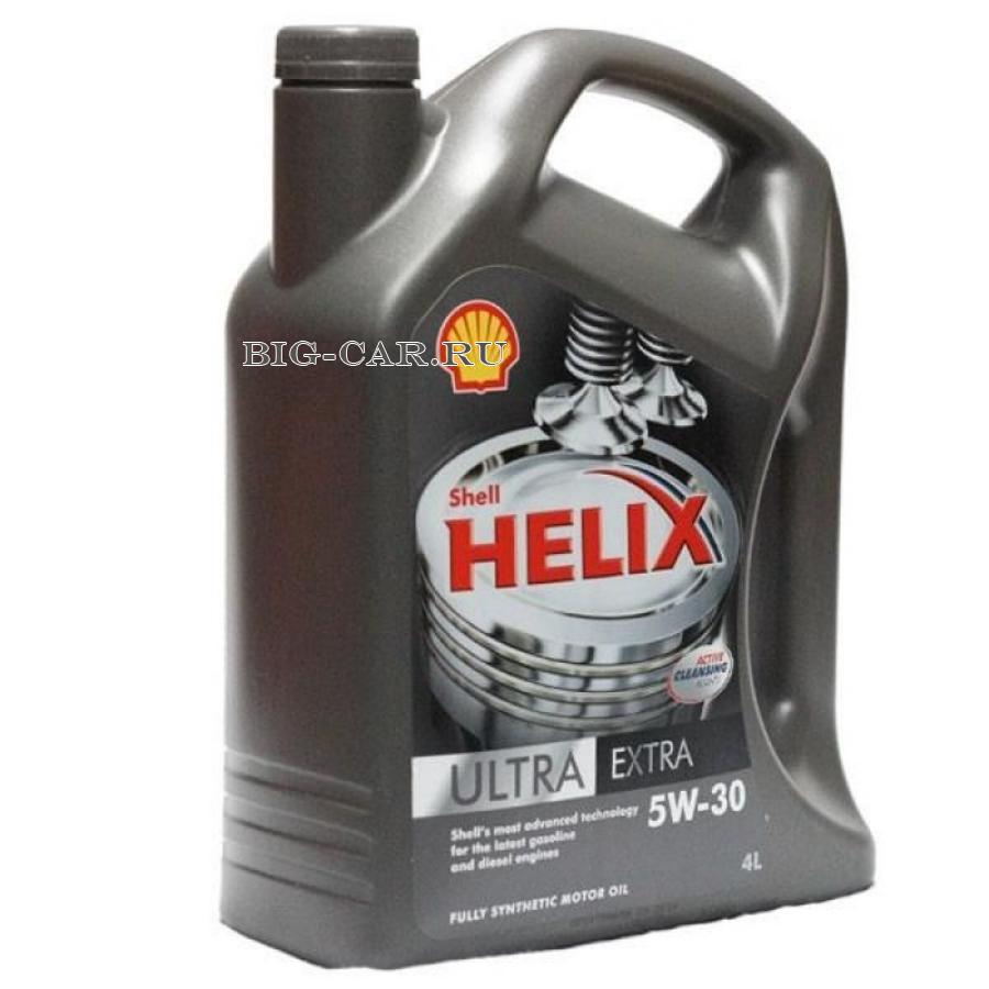 Масло моторное синтетическое Helix Ultra Extra 5W-30, 4л SHELL 550021645  купить в интернет-магазине Big-Car.ru