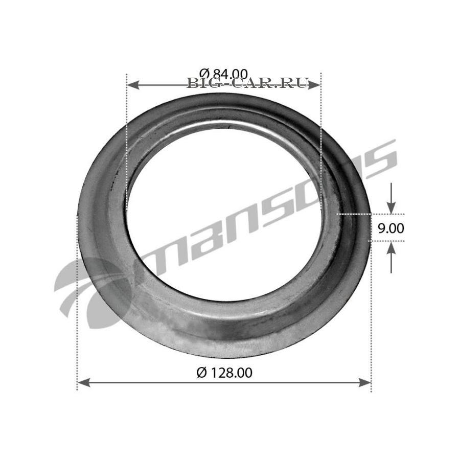 Пыльник подшипника ступицы 84/129/5.5 MANSONS 300011 купить в  интернет-магазине Big-Car.ru