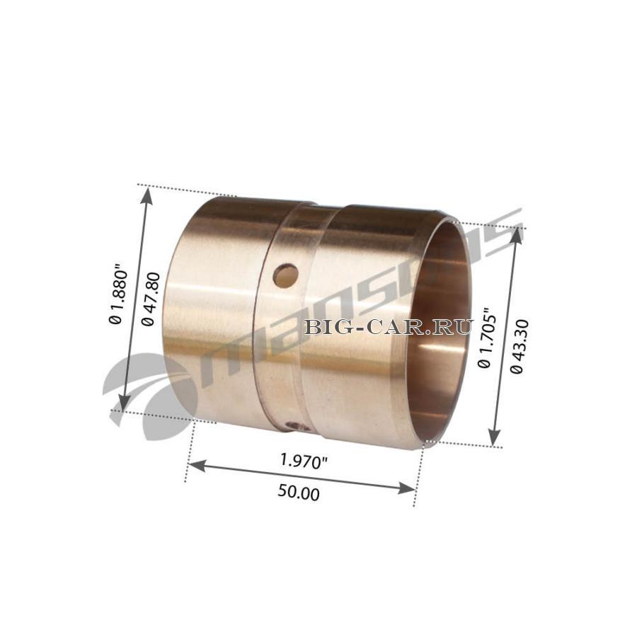 Втулка тормозного вала бронзовая TM серия 43*48*50 MANSONS CSB02 купить в  интернет-магазине Big-Car.ru