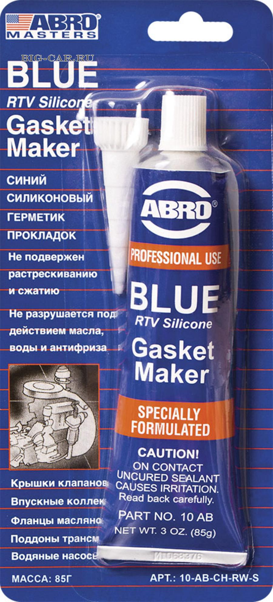 Герметик прокладок (синий) ABRO MASTERS 85 г