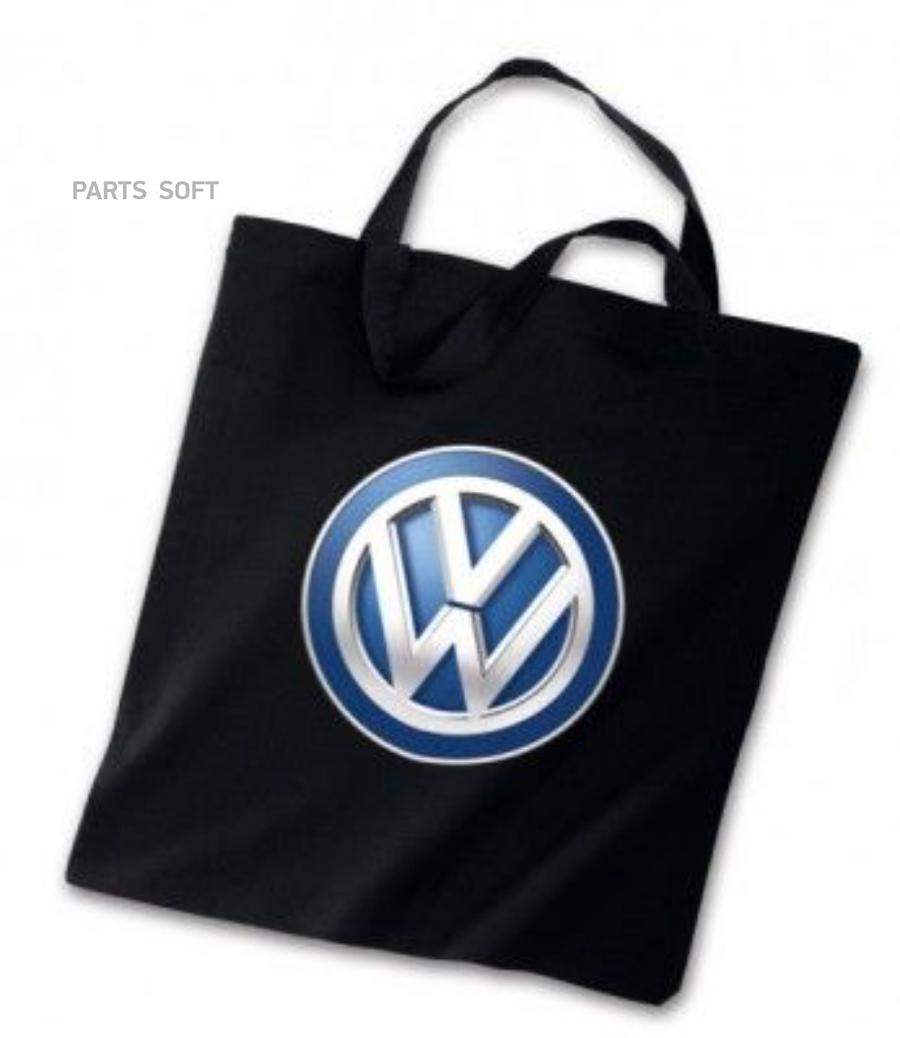 000087317B VAG Хлопковая сумка с ручками Volkswagen Logo Cotton Bag Black