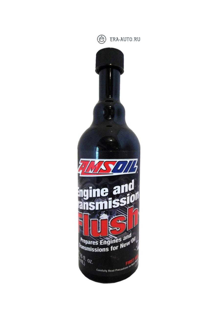FLSHCN AMSOIL Присадка Amsoil Engine and Transmission Flush (0,473л)