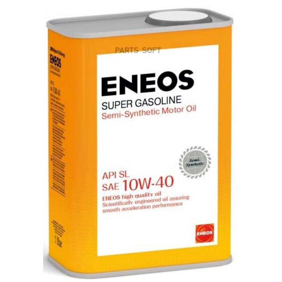OIL1354 ENEOS Масло моторное полусинтетическое SUPER GASOLINE SL 10W-40, 0,94л
