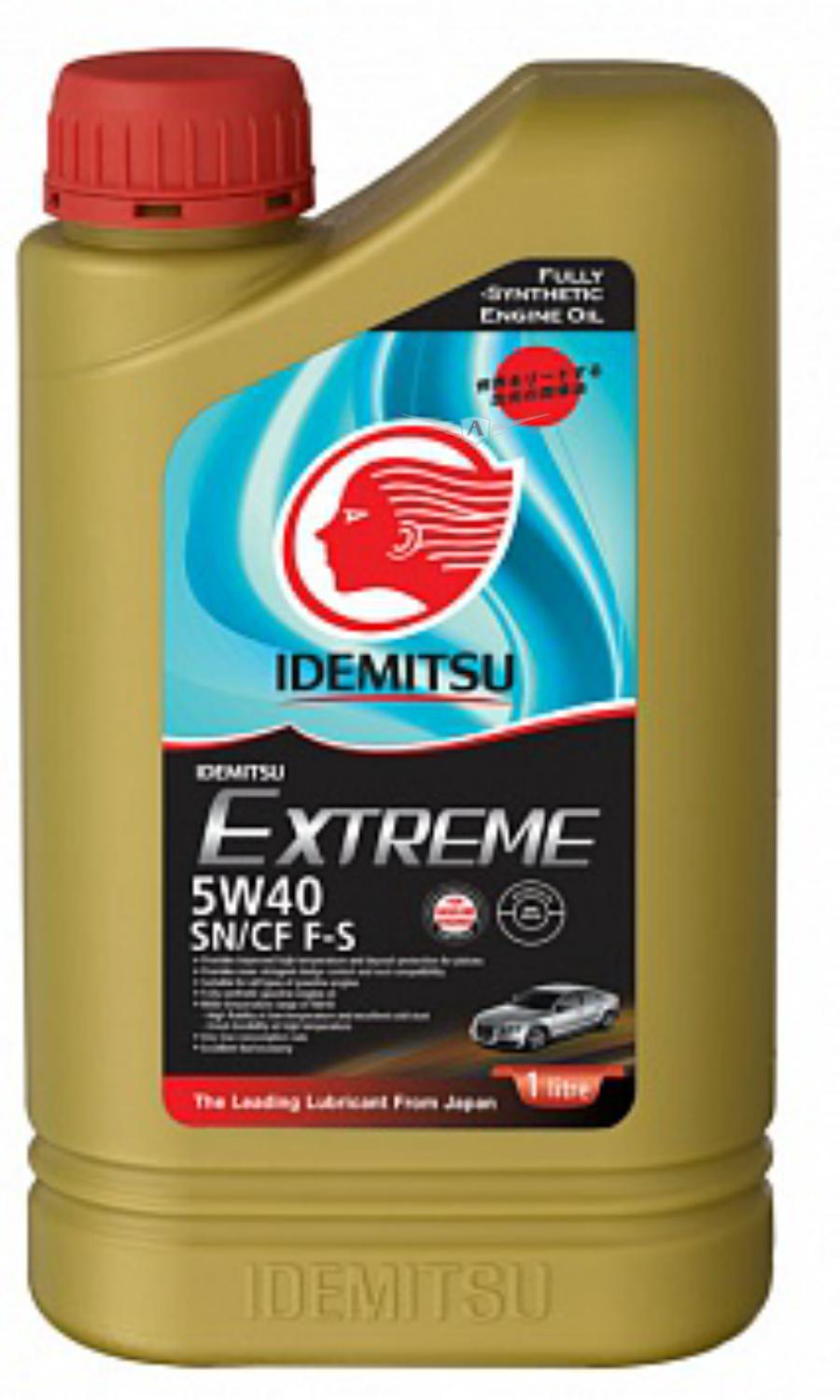 30015046724 IDEMITSU Масло моторное синтетическое Gasoline Diesel Fully-Sinthetic 5W-40, 1л