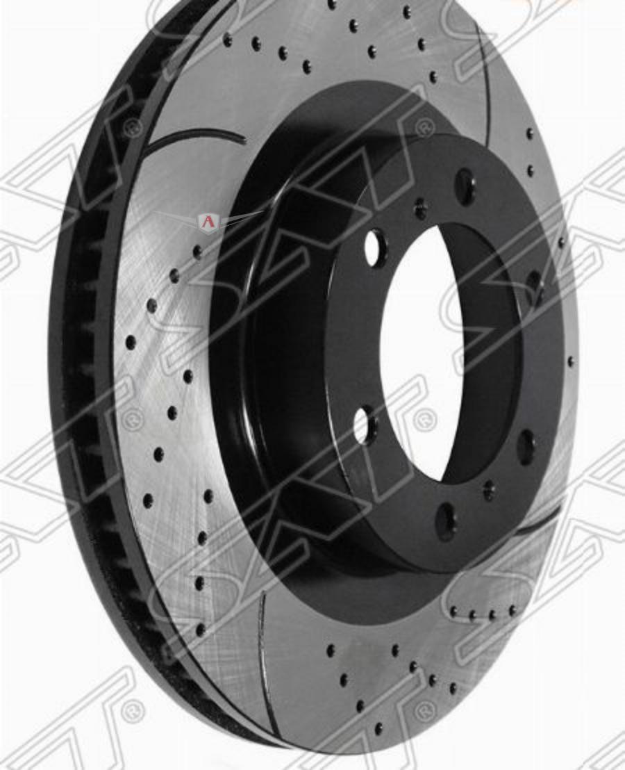 ST4351260191PF SAT Комплект дисков тормозных FR перфорированные TOYOTA LAND CRUISER PRADO 09-