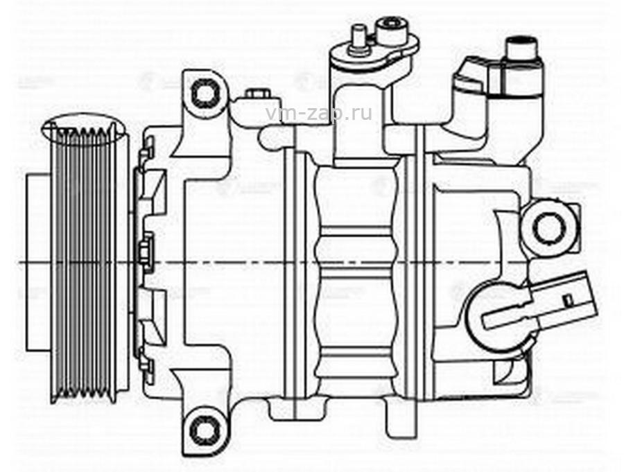 Компрессор skoda octavia a7. Lcac18k1 LUZAR. Lcac18k1. LCAC 0816. Passat 8 компрессор.