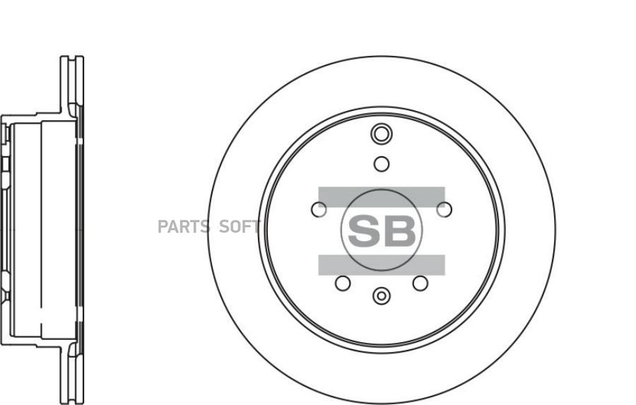 SD3039 SANGSIN BRAKE Тормозной диск