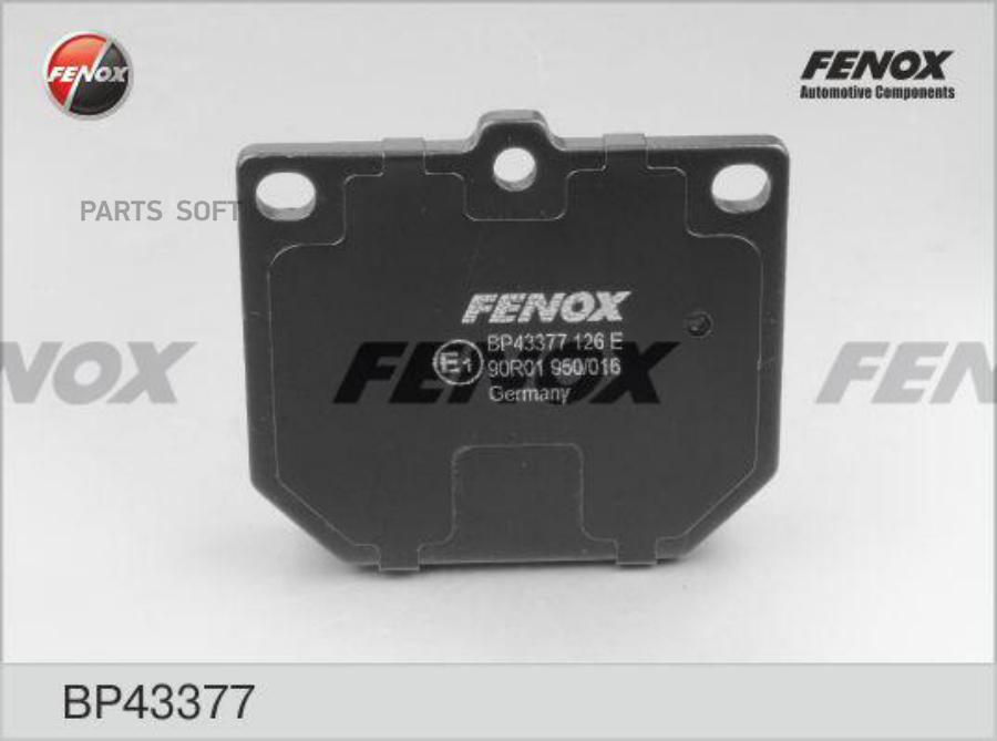 BP43377 FENOX Комплект тормозных колодок, дисковый тормоз