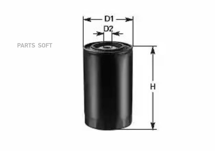 DN283 CLEAN FILTERS Топливный фильтр