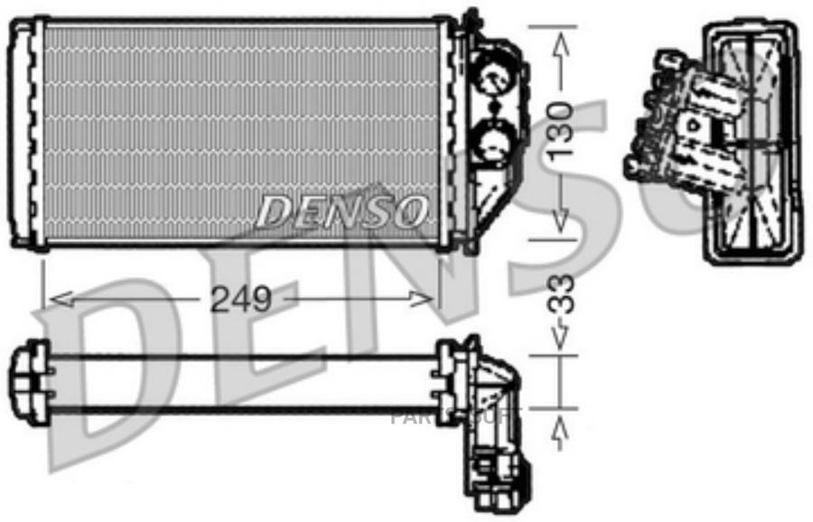 DRR21002 DENSO Теплообменник, отопление салона