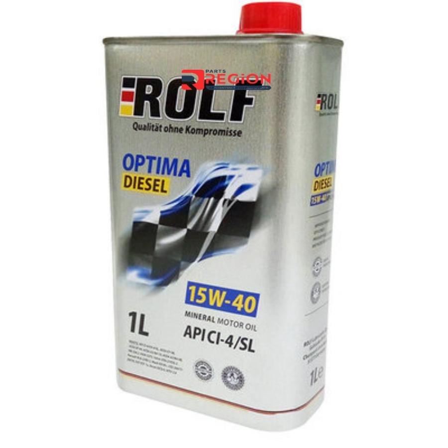 Масло рольф дизель. Масло Rolf 15w40. Моторное масло РОЛЬФ 15w40. Rolf Optima 15w-40. Rolf Optima Diesel SAE 15w-40 API Ch-4/SL.