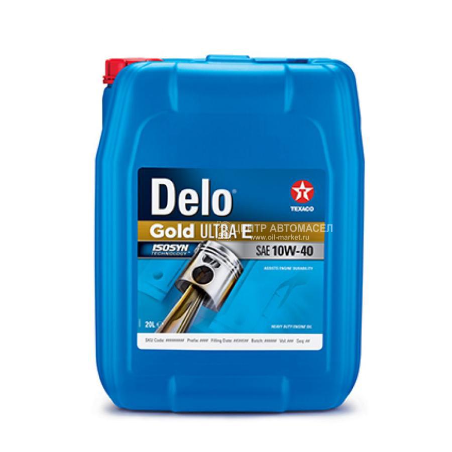 Масло моторное полусинтетическое DELO Gold Ultra E 10W-40, 20л