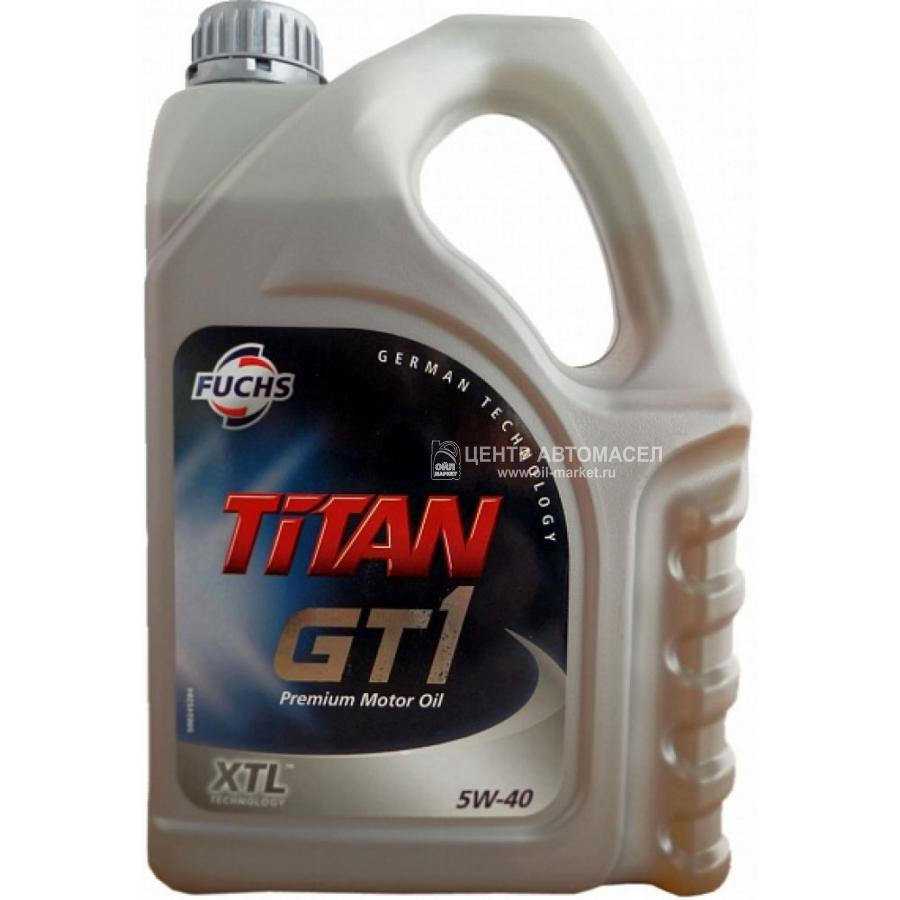 Масло моторное синтетическое TITAN GT1 5W-40, 4л