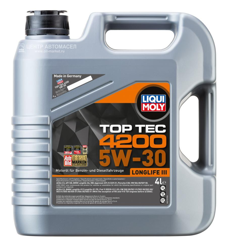 5W-30 Top Tec 4200 (НС-синт.мотор.масло) 4л