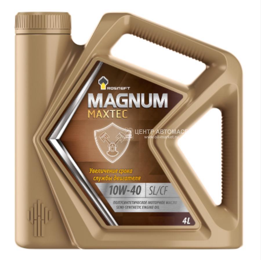 Масло моторное полусинтетическое Magnum Maxtec 10W-40, 4л