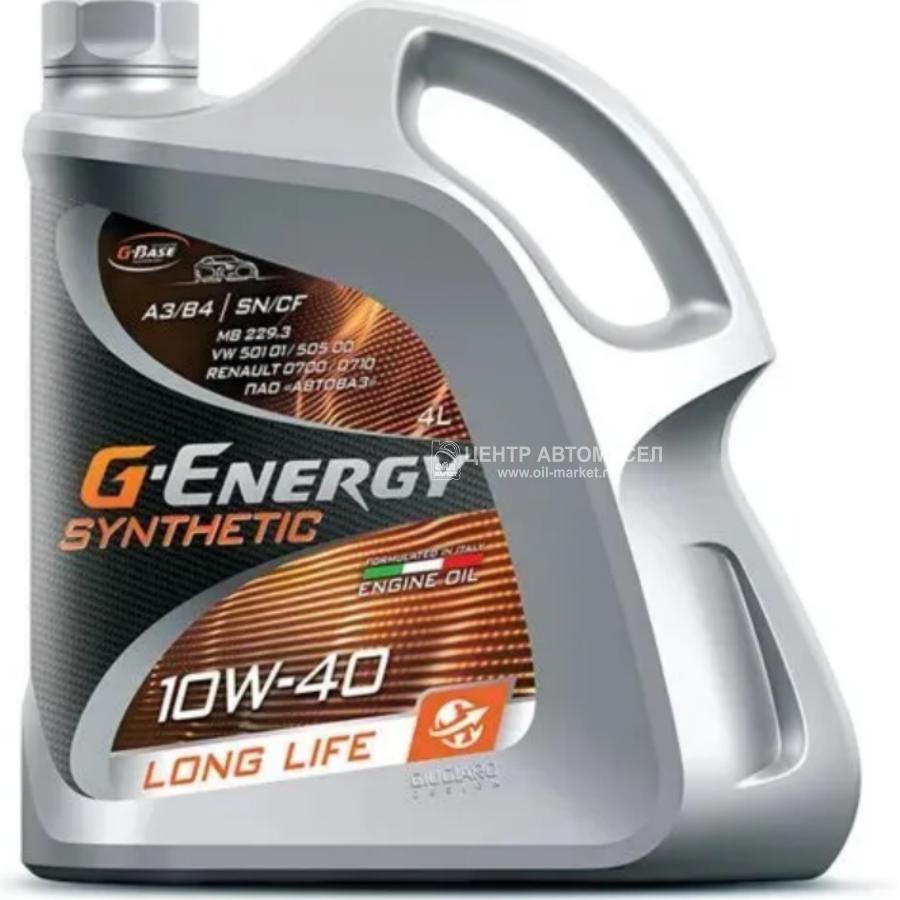 Масло G-Energy SyntheticLongLife 10W-40 4л