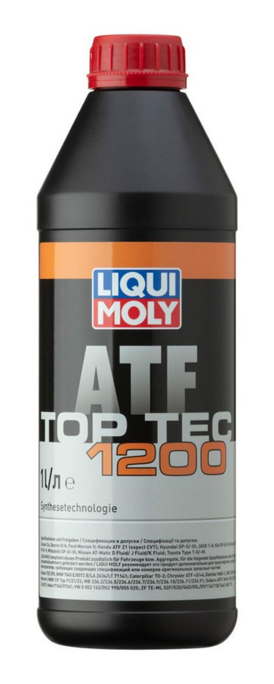 7502 LIQUI MOLY 7502 LiquiMoly НС-синт. тр.масло д/АКПП Top Tec ATF 1200 (1л)