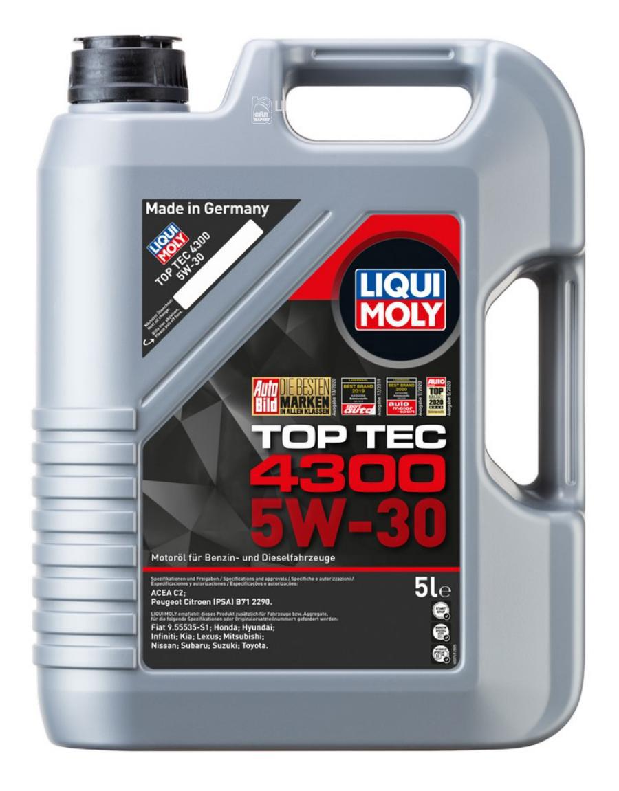 8031 LIQUI MOLY НС-синтетическое моторное масло Top Tec 4300 5W-30