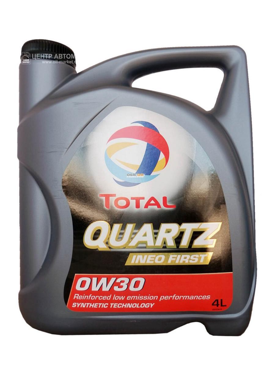 Масло моторное синтетическое Quartz Ineo First 0W-30, 4л