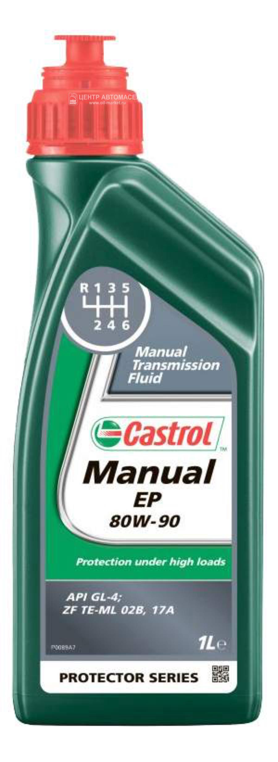 154F6D CASTROL Масло трансмиссионное минеральное Manual EP 80W-90, 1л