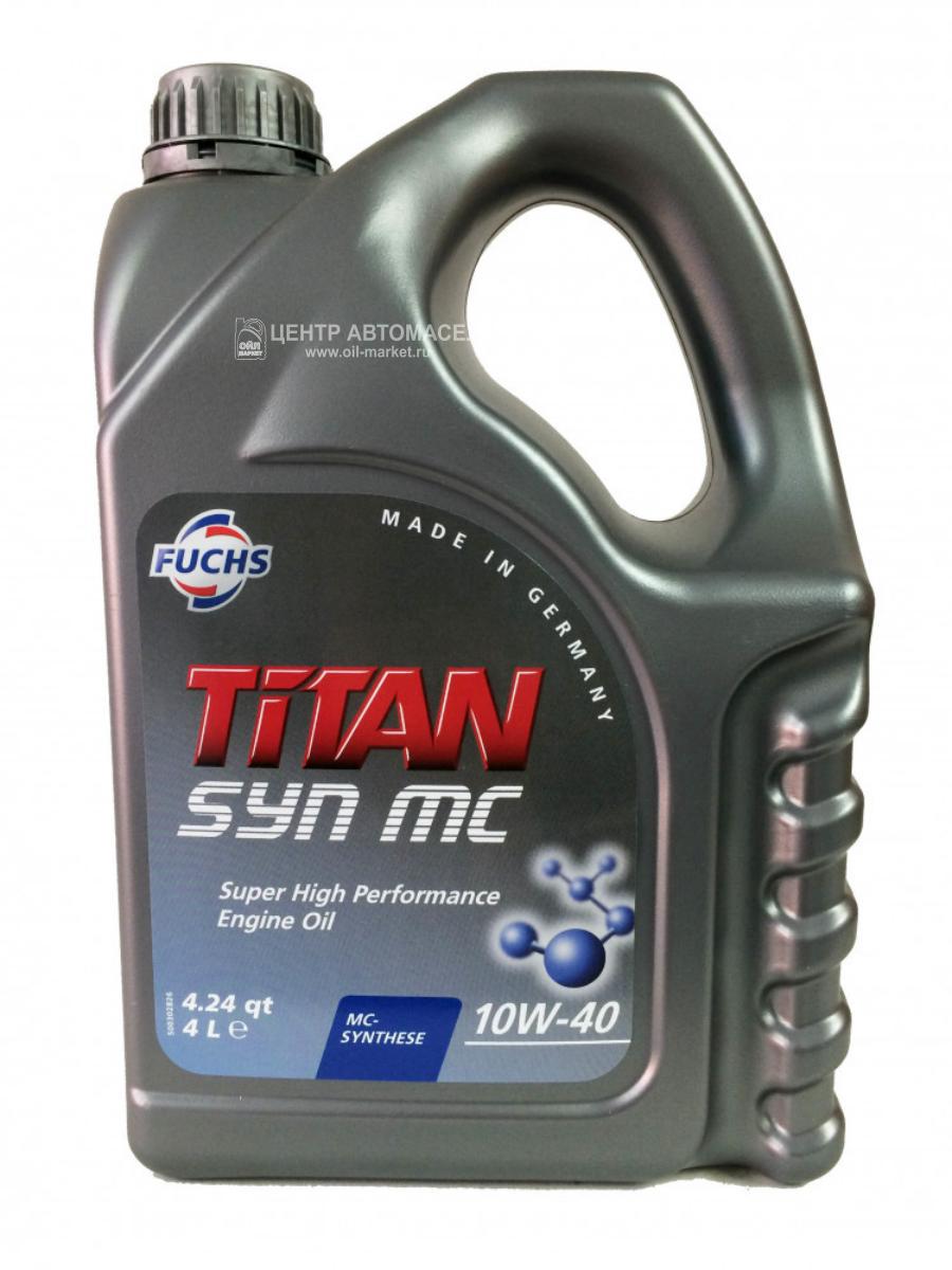 Масло моторное синтетическое TITAN SYN MC 10W-40, 4л