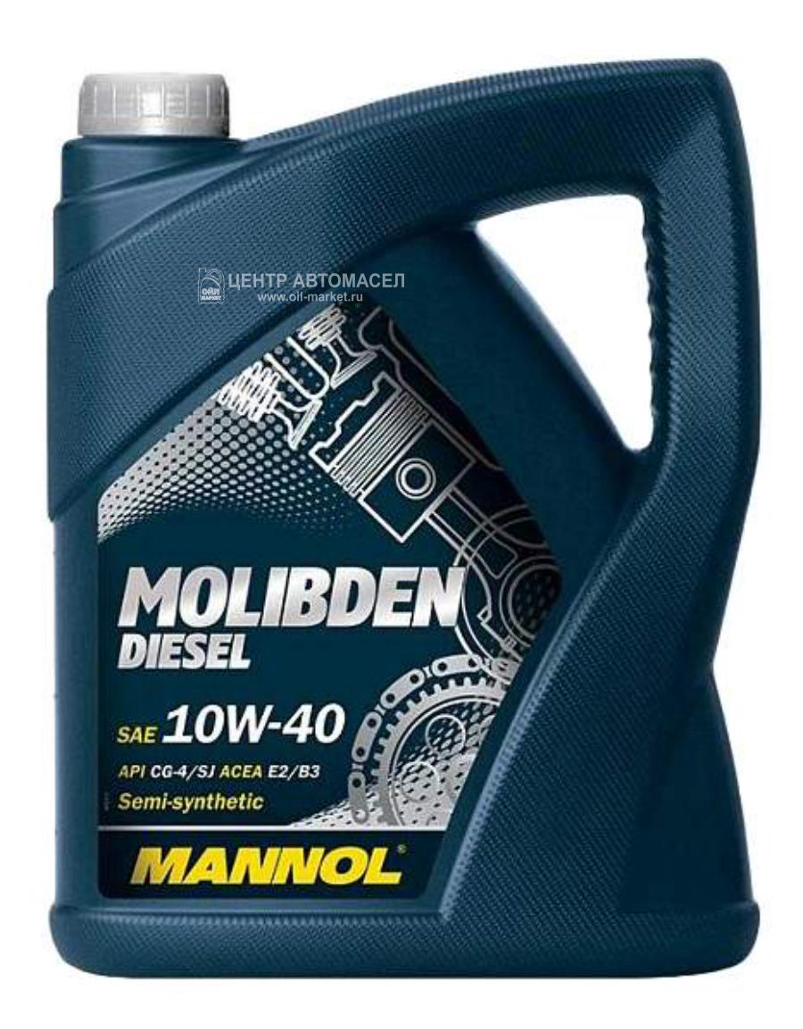 Масло моторное полусинтетическое Molibden Diesel 10W-40, 4л