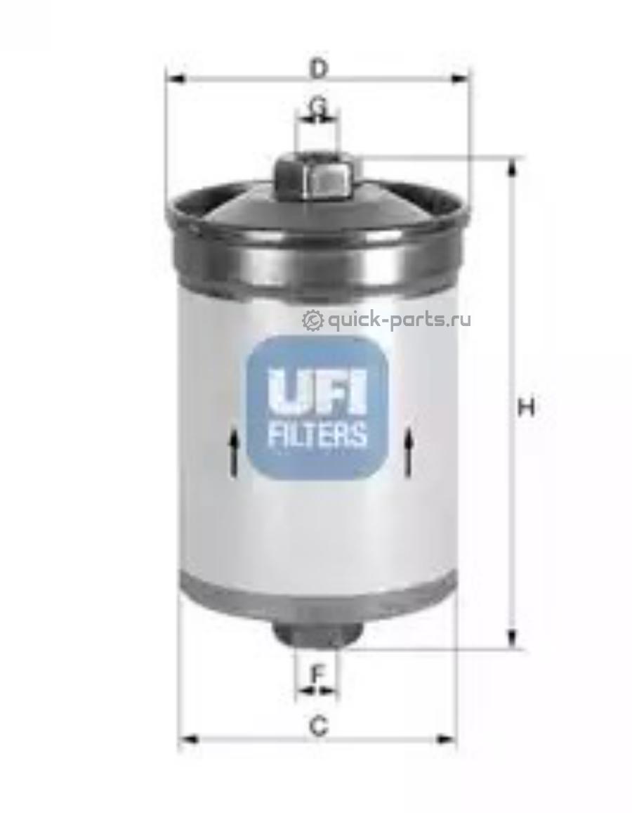 3150200 UFI Топливный фильтр