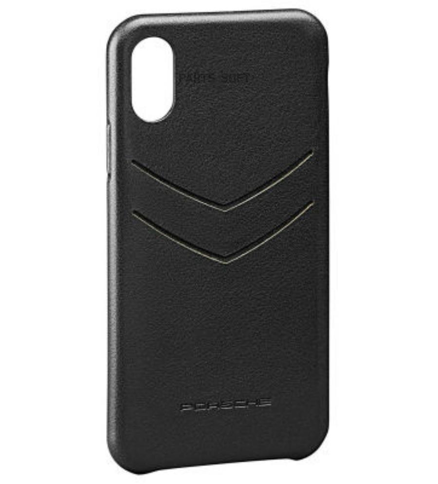 Кожаный чехол Porsche для iPhone X Snap-On Leather Case VAG WAP0300250K  купить в Красноярск Крайняя 2а