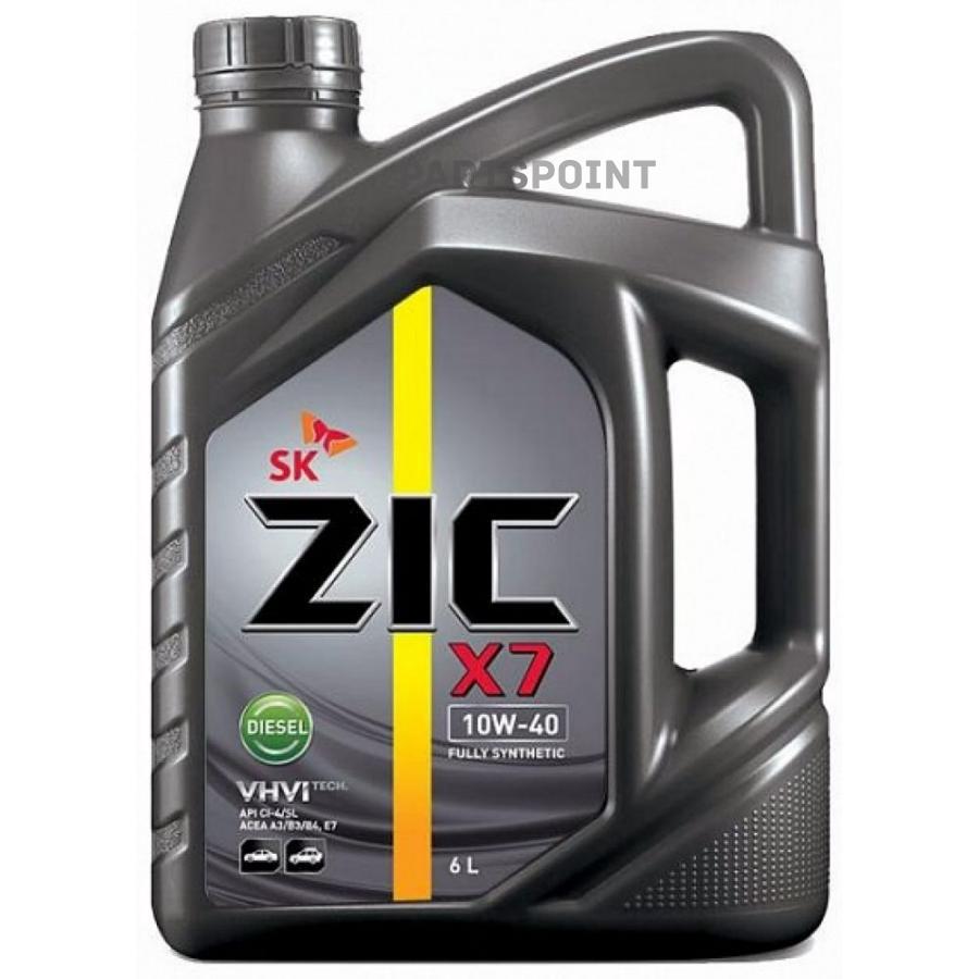ZIC X7 Diesel 10w40 синт.6л/3шт.