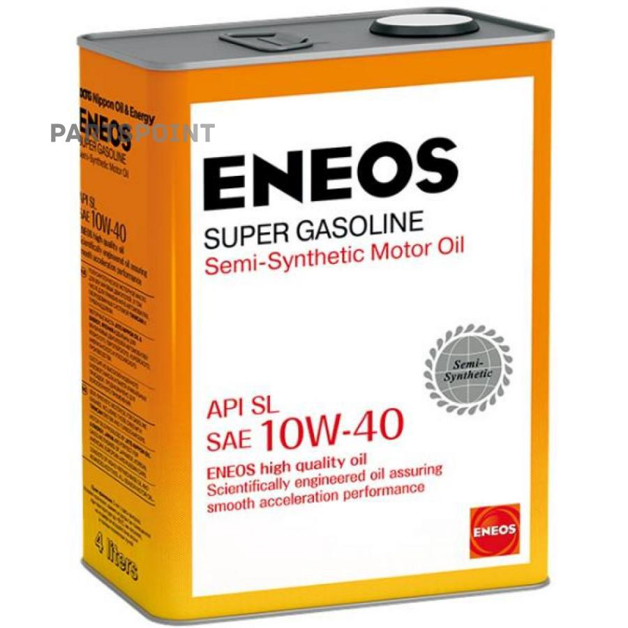 OIL1357 ENEOS Масло ENEOS Super Gasoline  SL 10W40 п\с 4л