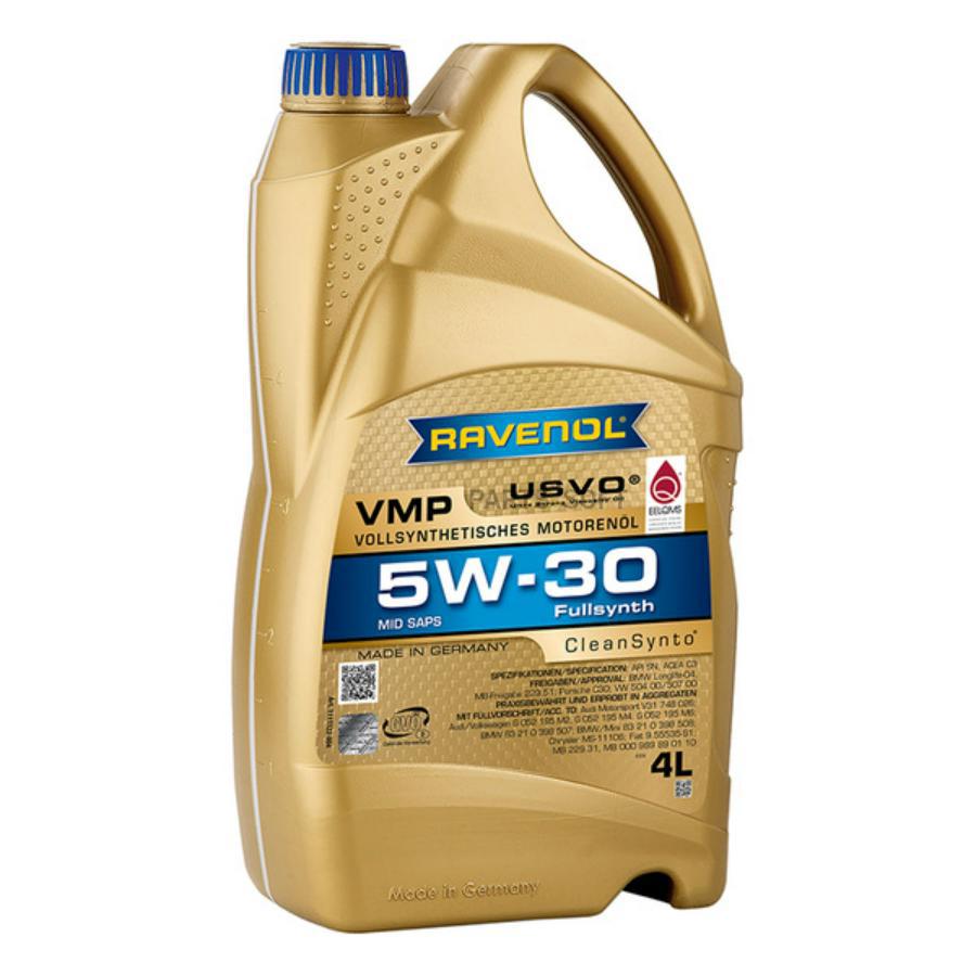 RAVENOL 1111122004 Моторное масло RAVENOL VMP 5W-30, 4 литра купить в  Санкт-Петербурге | автозапчасти-спб.рф