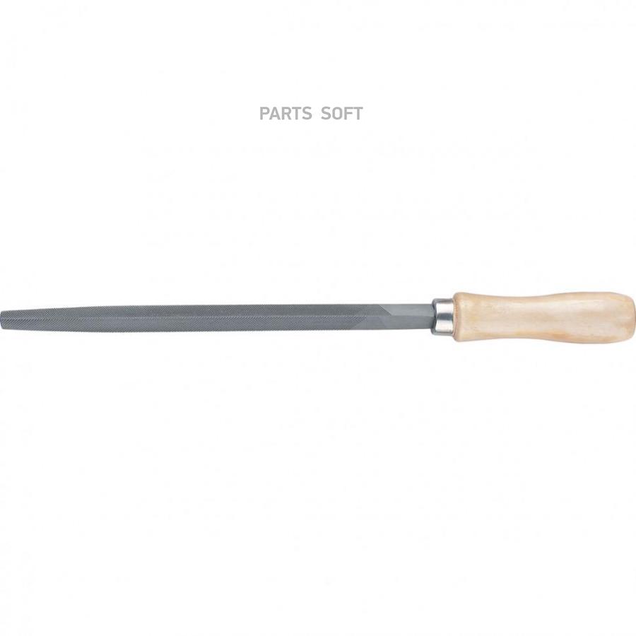 16032 СИБРТЕХ Напильник трехгранный, 300 мм, деревянная ручка. СИБРТЕХ