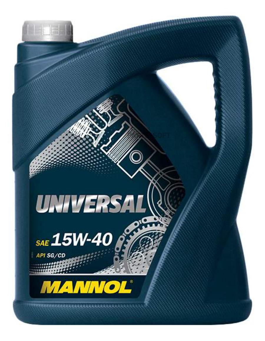 1221 MANNOL Масло MANNOL Universal 15W40 (5л)