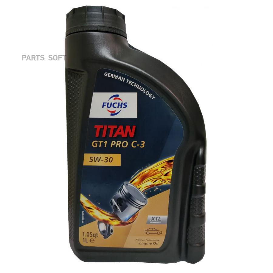 601224249 Масло моторное синтетическое TITAN GT1 PRO C-3 5W-30, 1л FUCHS  купить в каталоге интернет магазина Авто-Мото.ру по выгодной цене