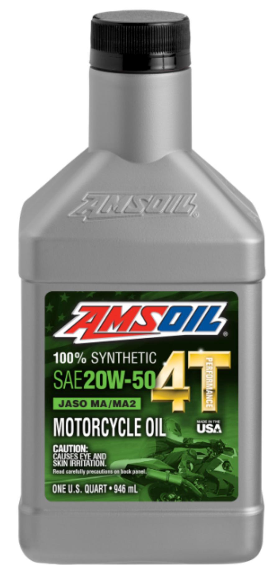 MC5QT Масло моторное синтетическое 100% Synthetic 4T Performance 4-Stroke  Motorcycle Oil 20W-50 AMSOIL купить в каталоге интернет магазина  Авто-Мото.ру по выгодной цене