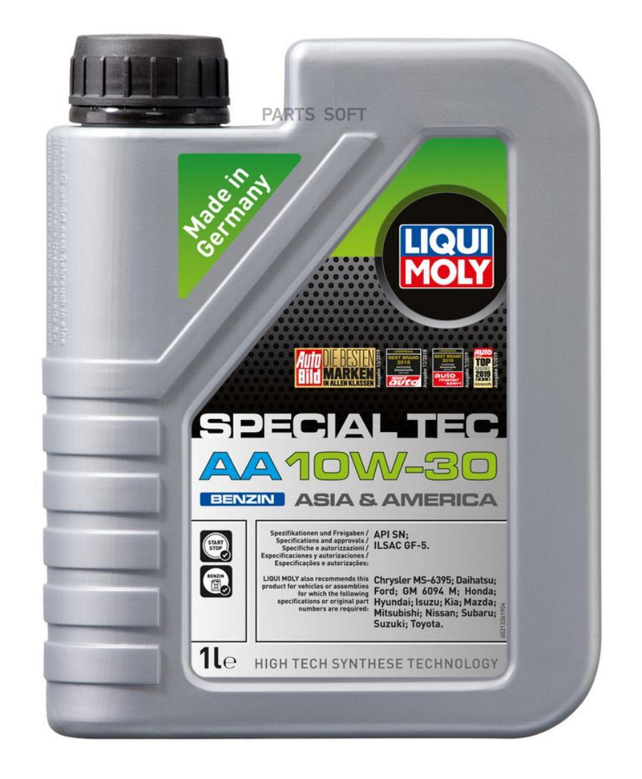 21336 НС-синтетическое моторное масло Special Tec AA Benzin 10W-30 LIQUI  MOLY купить в каталоге интернет магазина Авто-Мото.ру по выгодной цене