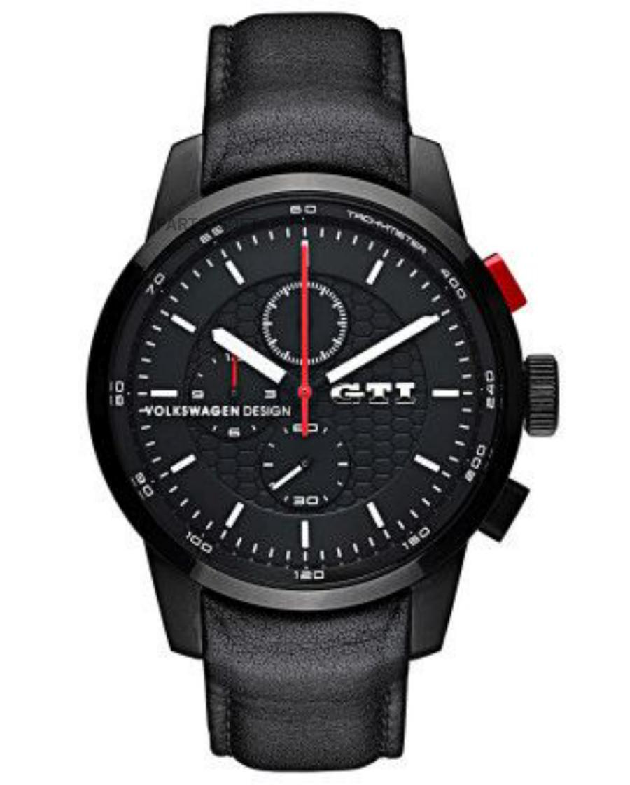 000050830GAAB Наручные часы Volkswagen GTI Chronograph Unisex Black VAG  купить в каталоге интернет магазина Авто-Мото.ру по выгодной цене