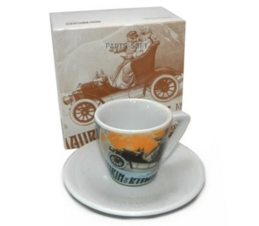 000069601AS VAG Чашка с блюдцем для эспрессо Skoda Espresso Cup Voiturette