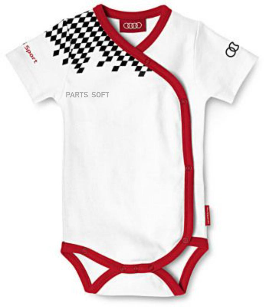 3201400301 Боди для девочек Audi Babys Body -Racing Queen- Audi Sport  White-Red VAG купить в каталоге интернет магазина Авто-Мото.ру по выгодной  цене