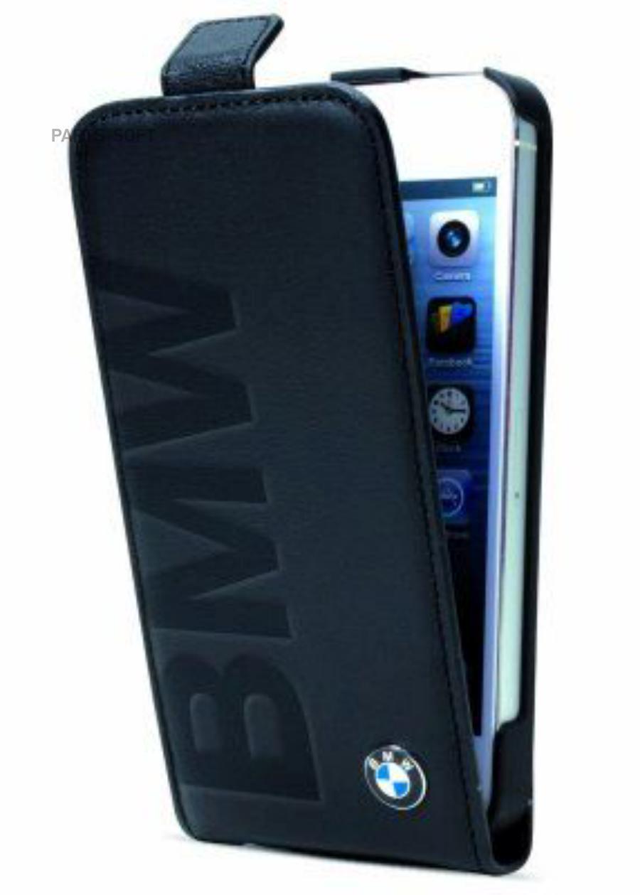 J5200000043 Кожаный чехол BMW для iPhone 5/5S Logo Signature Flip Black BMW  купить в каталоге интернет магазина Авто-Мото.ру по выгодной цене